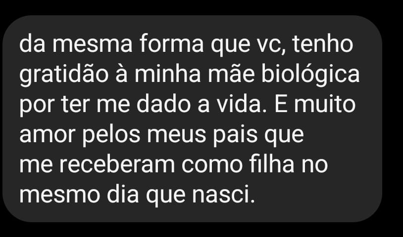 Depoimento de leitor no Instagram